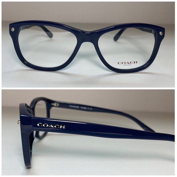 Coach Accessories - Coach Square Navy Blue Eyeglasses Frames NWOT